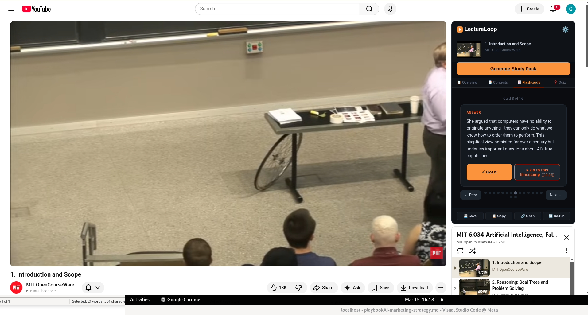 LectureLoop Flashcards